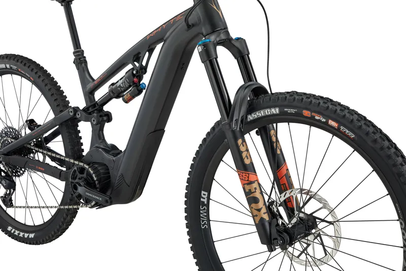 Whyte E-160 RSX 29er Electric Mountain Bike 2023 in Matt Black-2